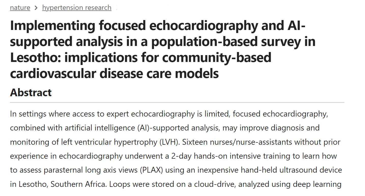 Ai For Remote Cardiovascular Care