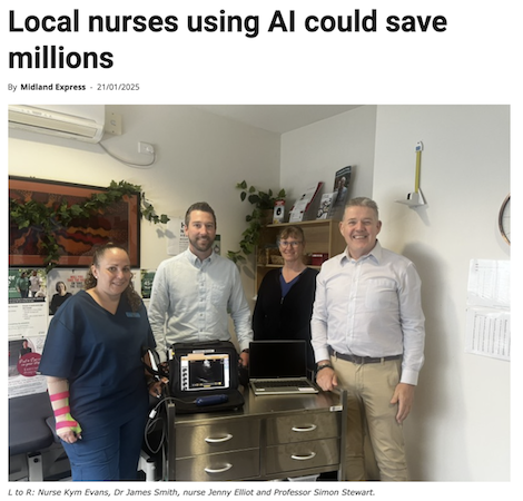 Nurses Use AI Echo For Heart Failure Detection In Australia