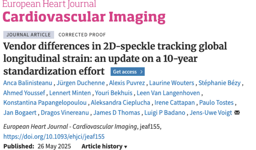AI GLS Strain Imaging in Multi-Vendor Comparison Study