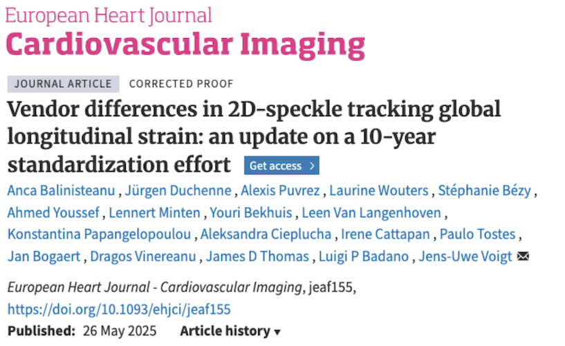AI GLS Strain Imaging in Multi-Vendor Comparison Study